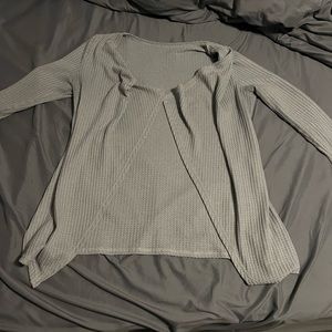 Waffle Knit Cardigan